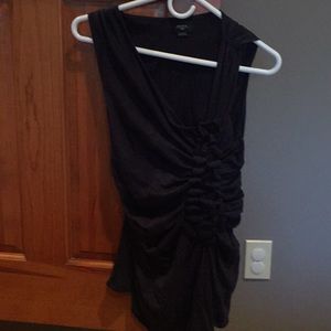 Anthropologie navy top.